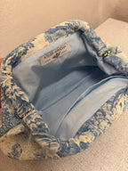 Borsa in cotone fantasia Toile de Jouy
