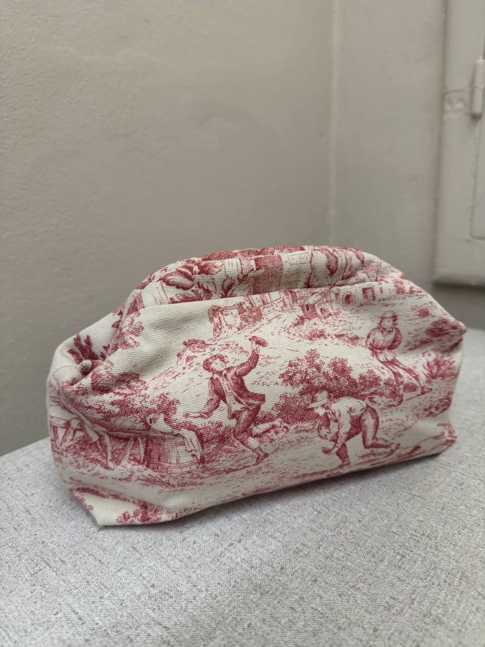 Borsa in cotone fantasia Toile de Jouy