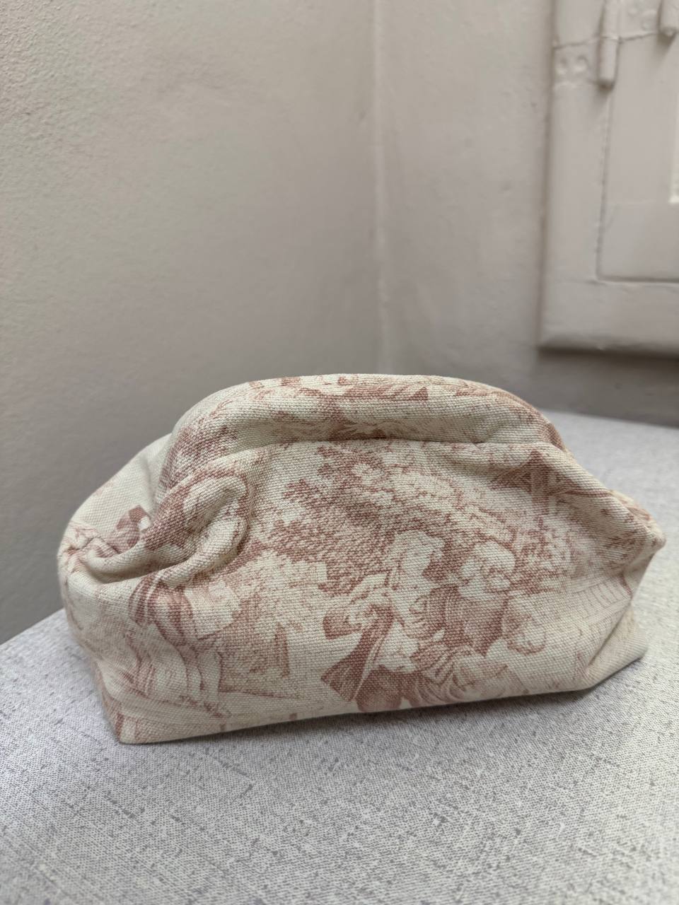Borsa in cotone fantasia Toile de Jouy